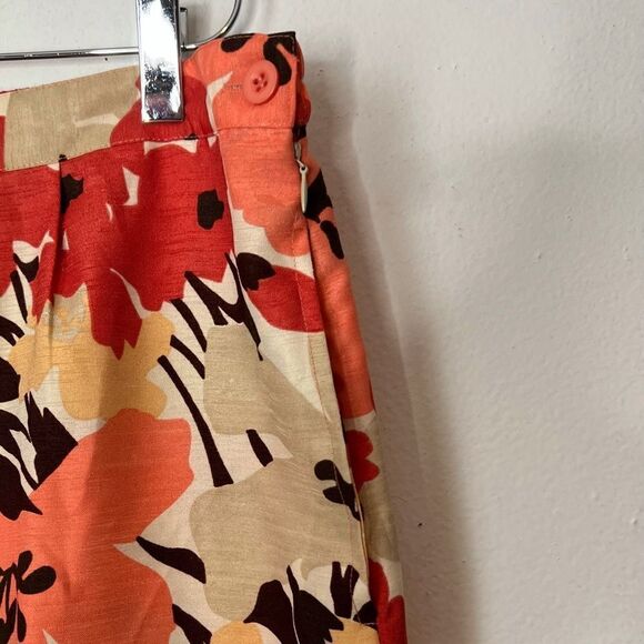 Selene Sport Floral Print Pull On Cropped Pants - Picture 3 of 4